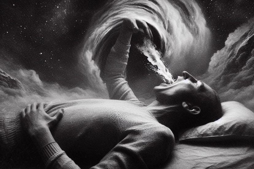 dreams about pulling things out of your throat