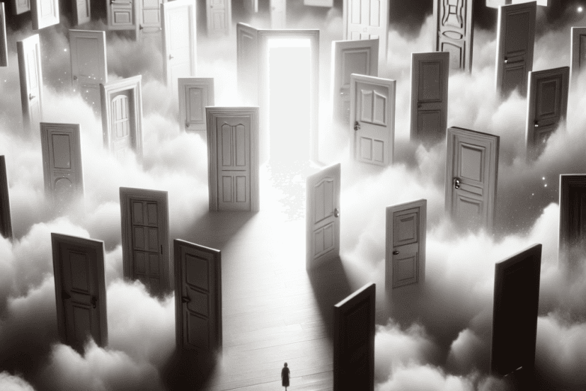 dreams about opening multiple doors